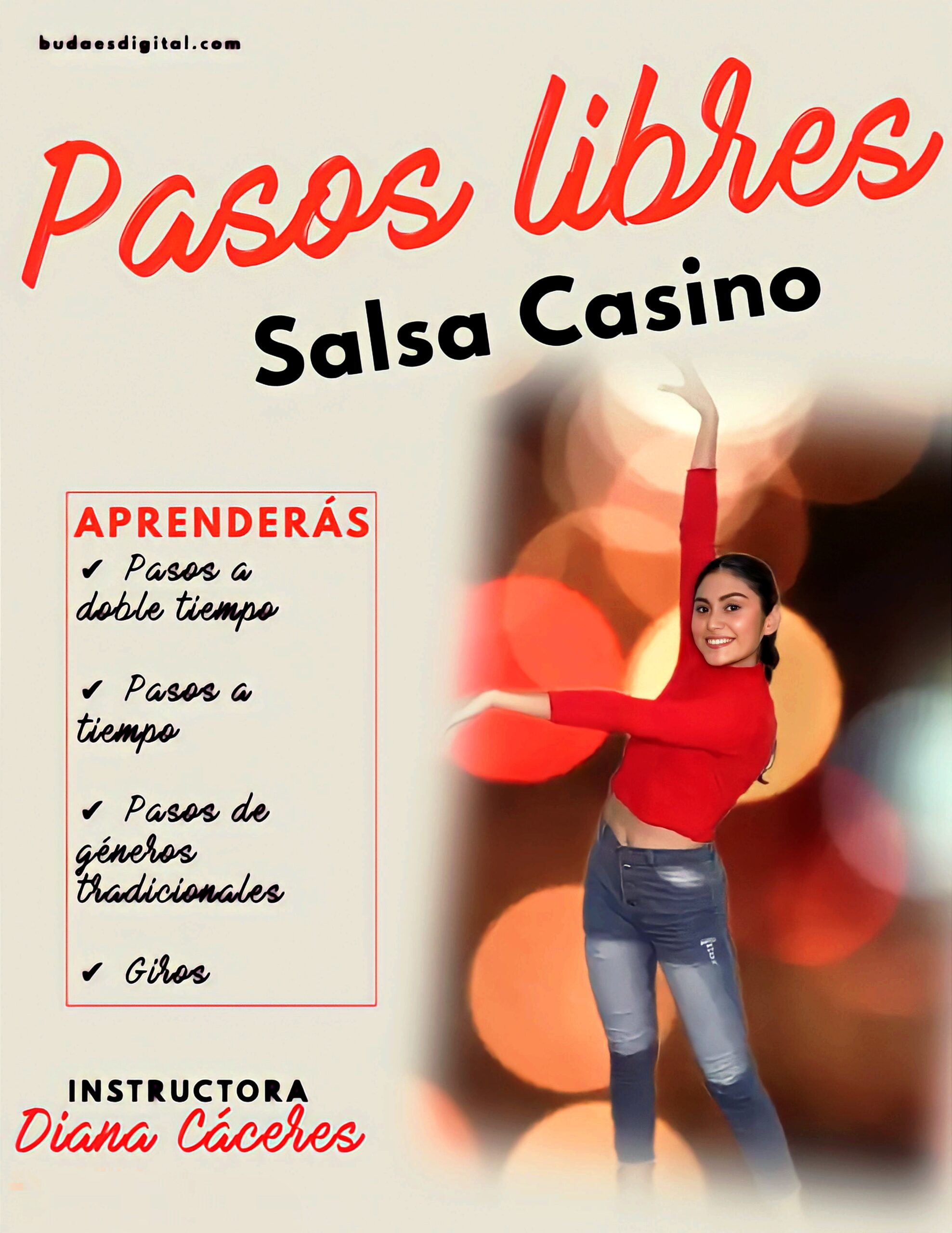 Curso pasos libre salsa casino