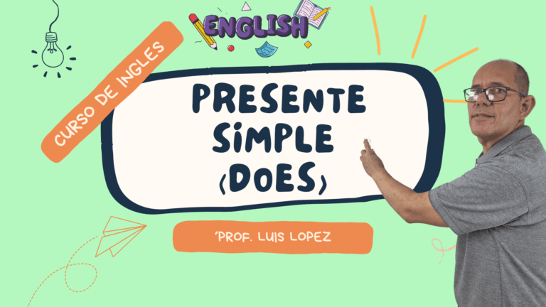 Curso Ingles Presente Simple Auxiliar Does