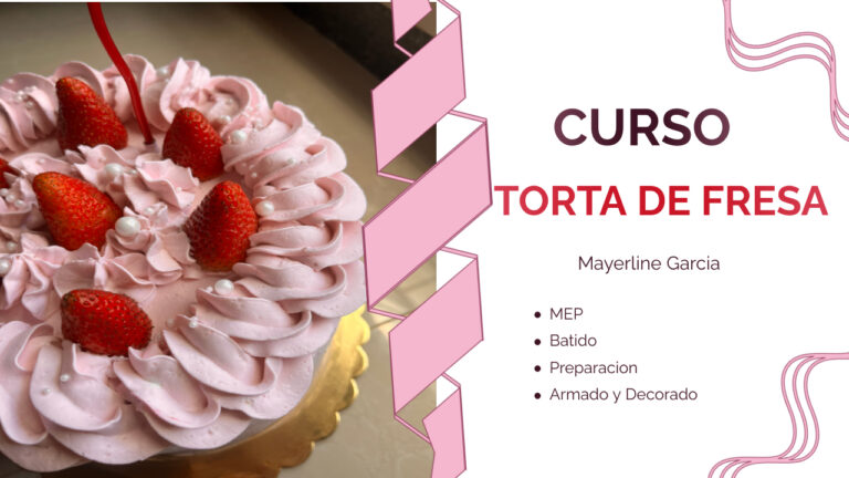 Curso Torta de Fresa