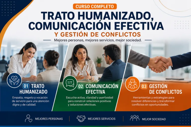 CURSO: Trato Humanizado, Comunicación Efectiva y Gestión de Conflictos